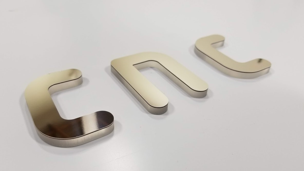 Maximum Prototyping CNC Machined Letters